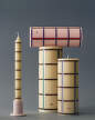 Svietnik Tube Small, pale pink