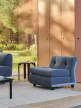 Kreslo Amanta, Turf blue grey