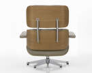 Kreslo Eames Lounge Chair Cherry, Leather Natural F78 dark sand