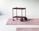 Servírovací stolík Rul, burgundy