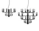 Luster Amp Chandelier Large, smoke/black