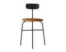 Afteroom Dining Chair 4, leather, black/cognac