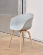 stolicka AAC 22 Chair Oak Veneer, concrete grey