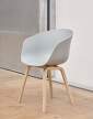 stolicka AAC 22 Chair Oak Veneer, concrete grey