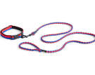 obojek-HAY Dogs Collar Flat M/L, red/blue