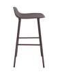 stolicka-Form Bar Chair 65 cm Steel, brown