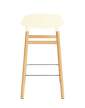 stolicka-Form Bar Chair 65 cm Oak, cream