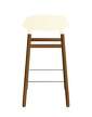 stolicka-Form Bar Chair 65 cm Walnut, cream
