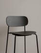 Barová stolička Co Counter Chair Low, black oak