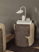 Pouf Forene Cylinder, tan/chocolate