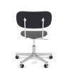 Kancelárska stolička Co Task Chair, polished aluminium/black oak