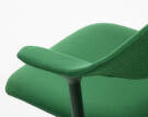 Kancelárska židle Mynt Upholstery, emerald/malachite/bottle green