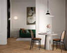 Stojacia lampa IC F2, chrome