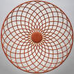 Závesné svietidlo Skynest, brick red