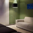 Stojacia lampa Ray F2, black