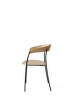 Stolička Missing Armchair, lacquered oak