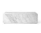 Konferenčný stolík Plinth Low, Carrara