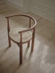 Stolička Bukowski French Cane, walnut