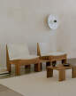 Odkladací stolík Tenon Small, fumed oak