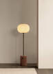 Stojacia lampa JWDA, red travertine