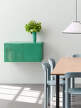 Skrinka Perforated Cabinet Wall Small, soft jade