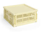 Plastové veko Colour Crate Cube/Square M, light yellow