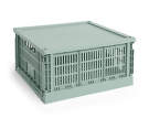 Plastové veko Colour Crate Square L, sage green