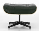 Ottoman Eames Lounge Walnut Natural, Leather Premium F59 Jade
