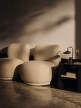 Kreslo Rico Lounge Piccolo Nordic Bouclé, off-white