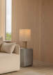 Stolná lampa Nonna H49, travertine