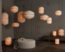Stojacia lampa Lucén, oiled oak