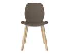 Seed Wood Upholstered, white oak / dark beige