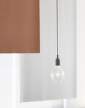 E27 Pendant Lamp, dark grey