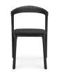 Bok Outdoor Dining Chair, teak black