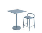 stolicka-Linear Steel Counter Stool, pale blue