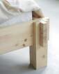 ram Notch Bed Frame 160x200 cm, pine