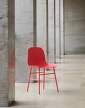 zidle-Form Chair Steel, bright red