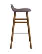 stolicka-Form Bar Chair 75 cm Walnut, brown