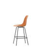 Barová stolička Eames Plastic Low, rusty orange