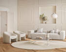 Kreslo Mielo, Monza beige