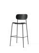 Barová stolička Co Bar Chair High, black oak