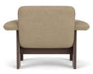Kreslo Brasilia Low Back, Bouclé 02/dark stained oak