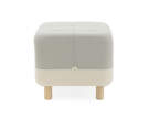 Pouf Sumo, Light Grey Hybrid