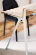 Pracovný stôl Courier, light oak/chalk