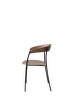 Stolička Missing Armchair, lacquered walnut