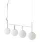 Závesná lampa TR Suspension Frame, polished steel