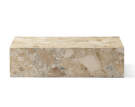 Konferenčný stolík Plinth Low, Kunis Breccia sand