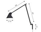 Nástenná lampa NJP Long