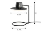 Stolná lampa AJ Oxford Low