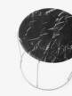 Mramorová doska pro stoličku Wire Stool, Nero Marquina